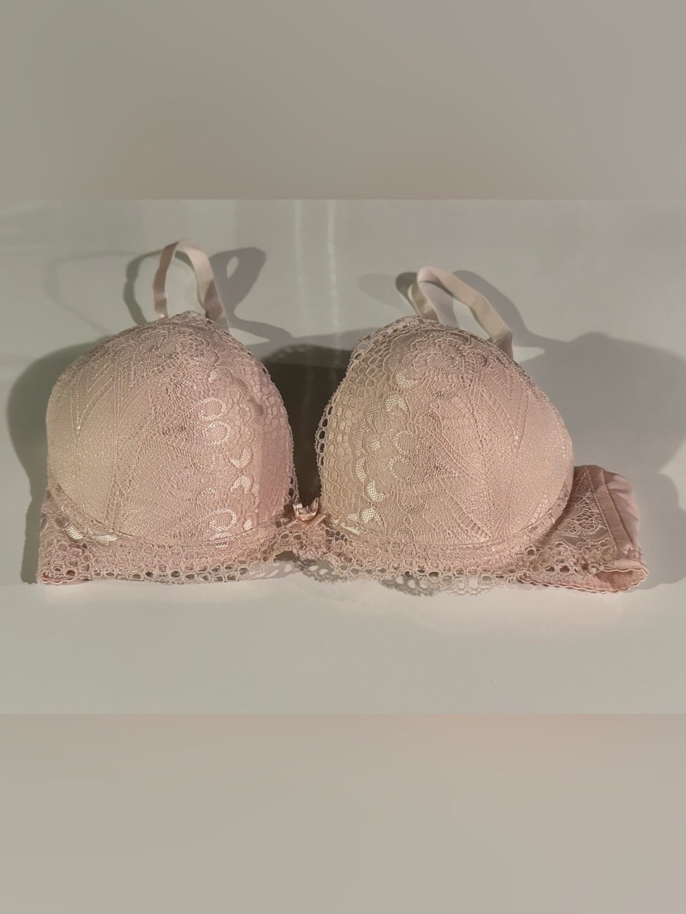 Lace Bra - Soft Pink 34C